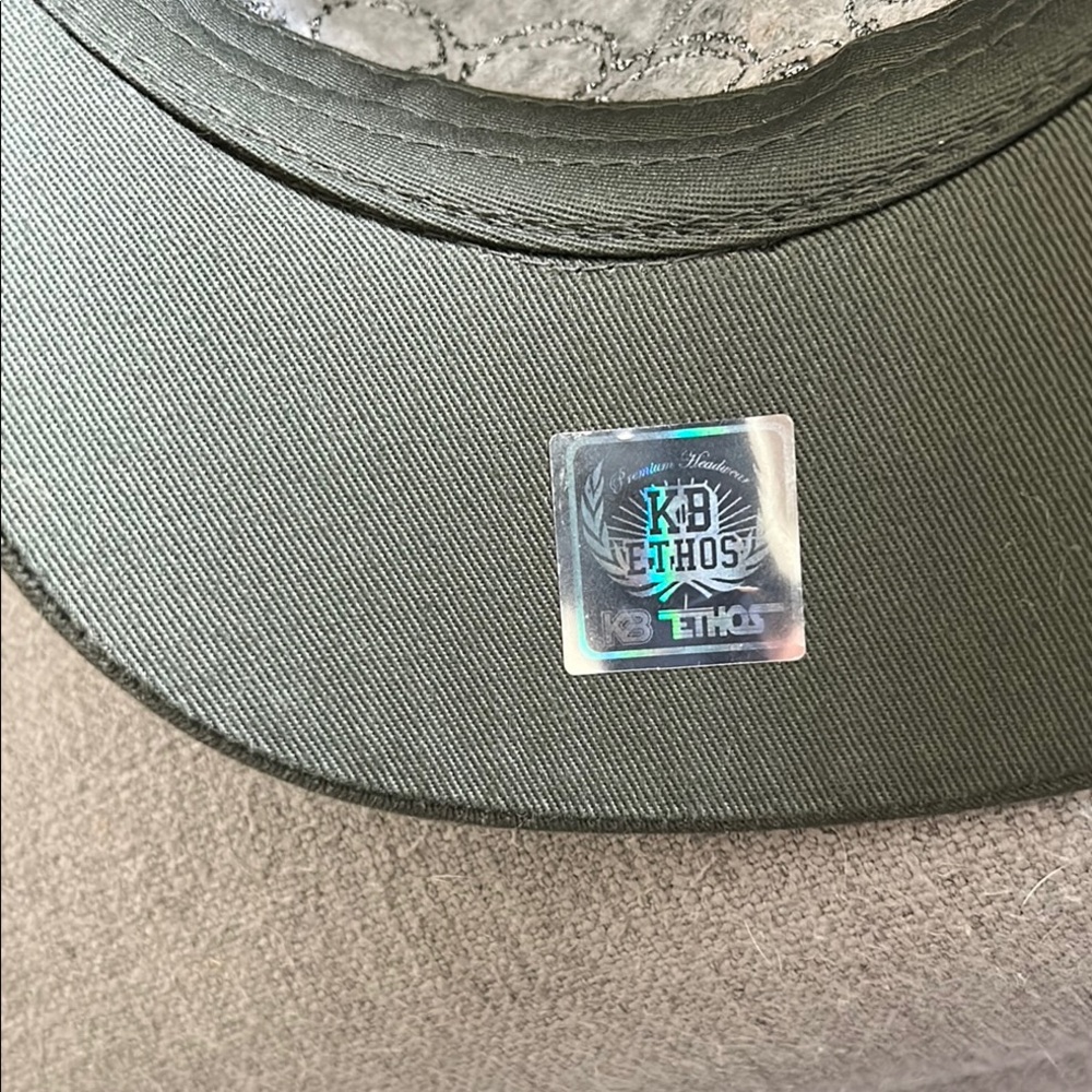 Embellished Olive Green Cap - Picture 4 of 4
